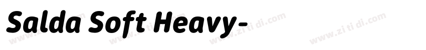 Salda Soft Heavy字体转换